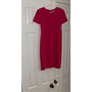 Calvin Klein: Short-Sleeve Sheath Dress